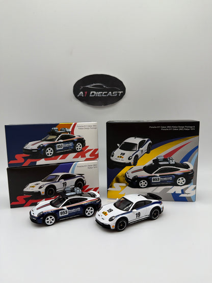 Sparky Porsche 911 Dakar (992) Rally Design Package & Porsche 911 Dakar (992) Rallye 1974