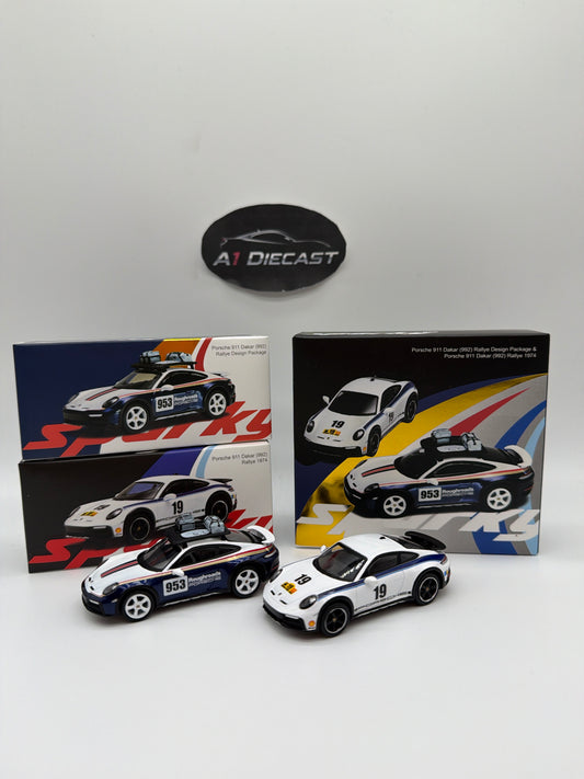 Sparky Porsche 911 Dakar (992) Rally Design Package & Porsche 911 Dakar (992) Rallye 1974