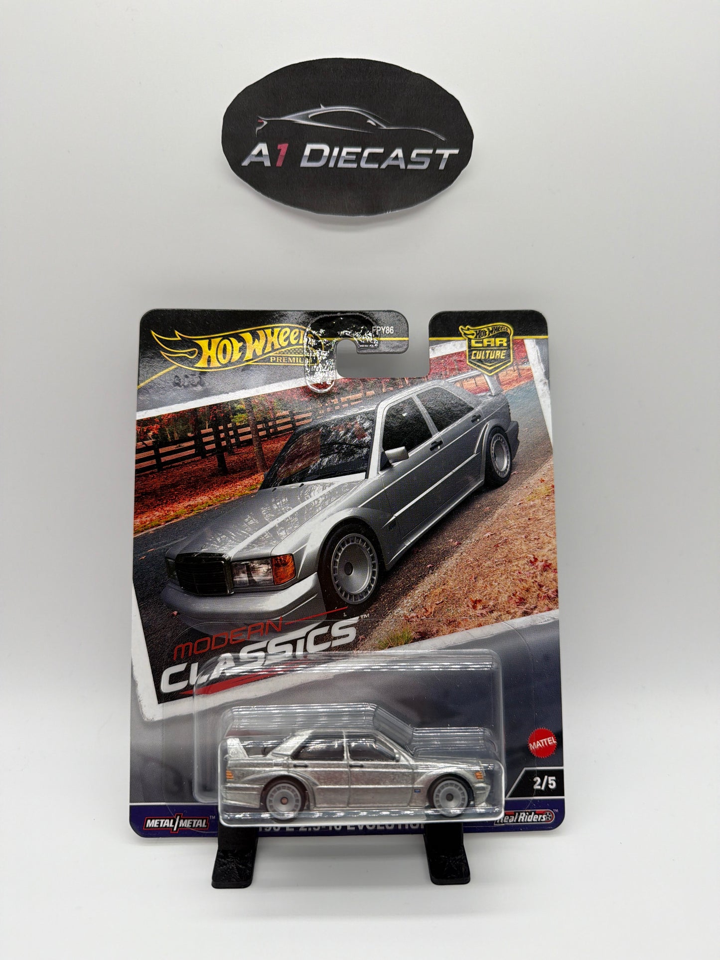 Hot Wheels Premium Car Culture 1990 Mercedes-Benz 190 E 2.5-16 Evolution II