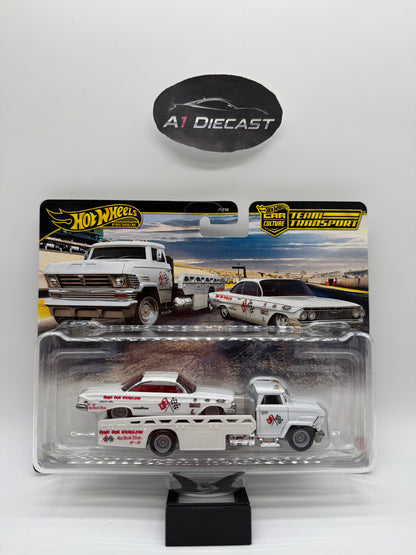 Hot Wheels Premium Car Culture Team Transport ‘61 Impala and Horizon Hauler Camion de Transport