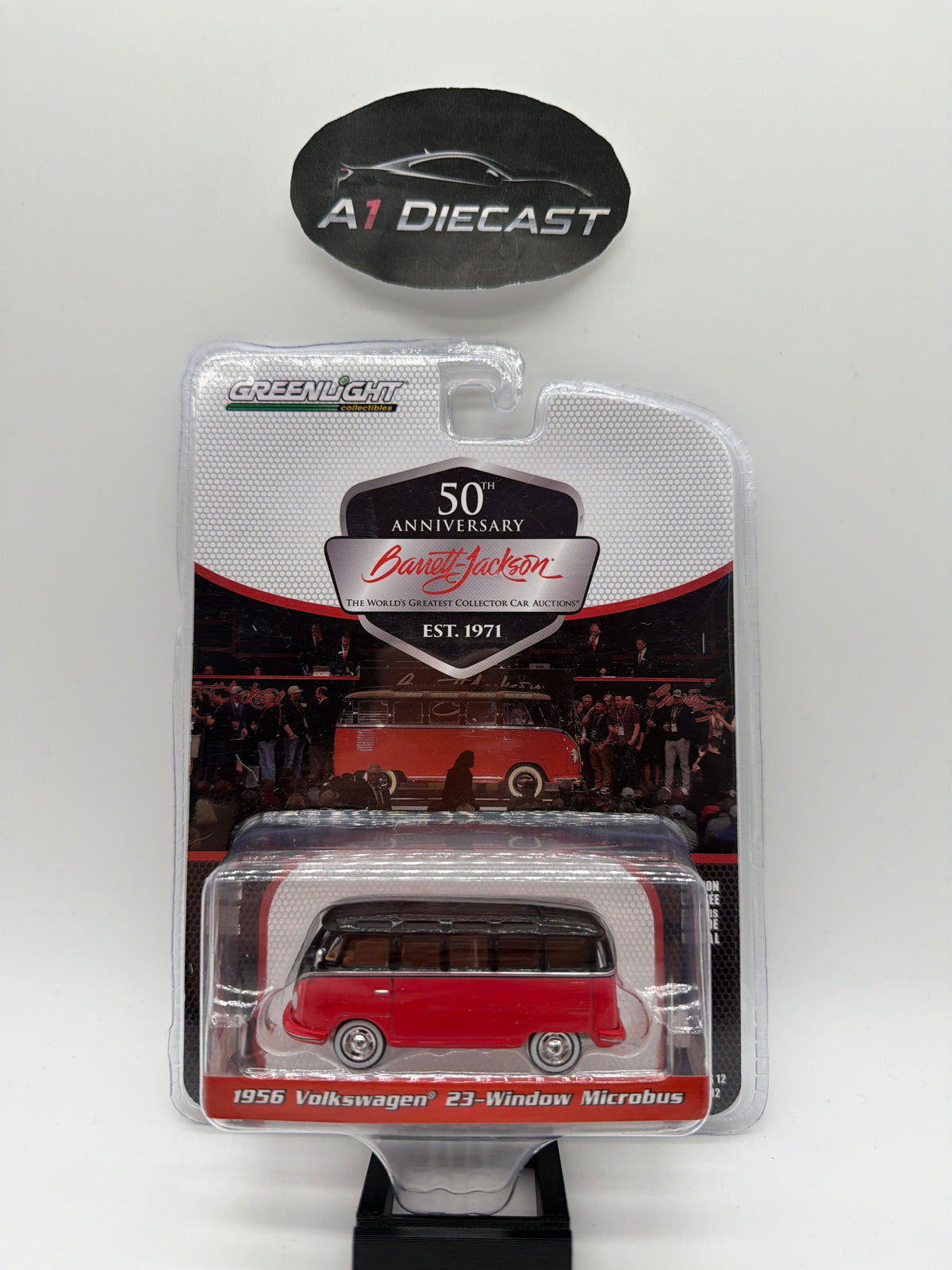 Greenlight Barrett-Jackson 50th Anniversary 1956 Volkswagen 23-Window Microbus