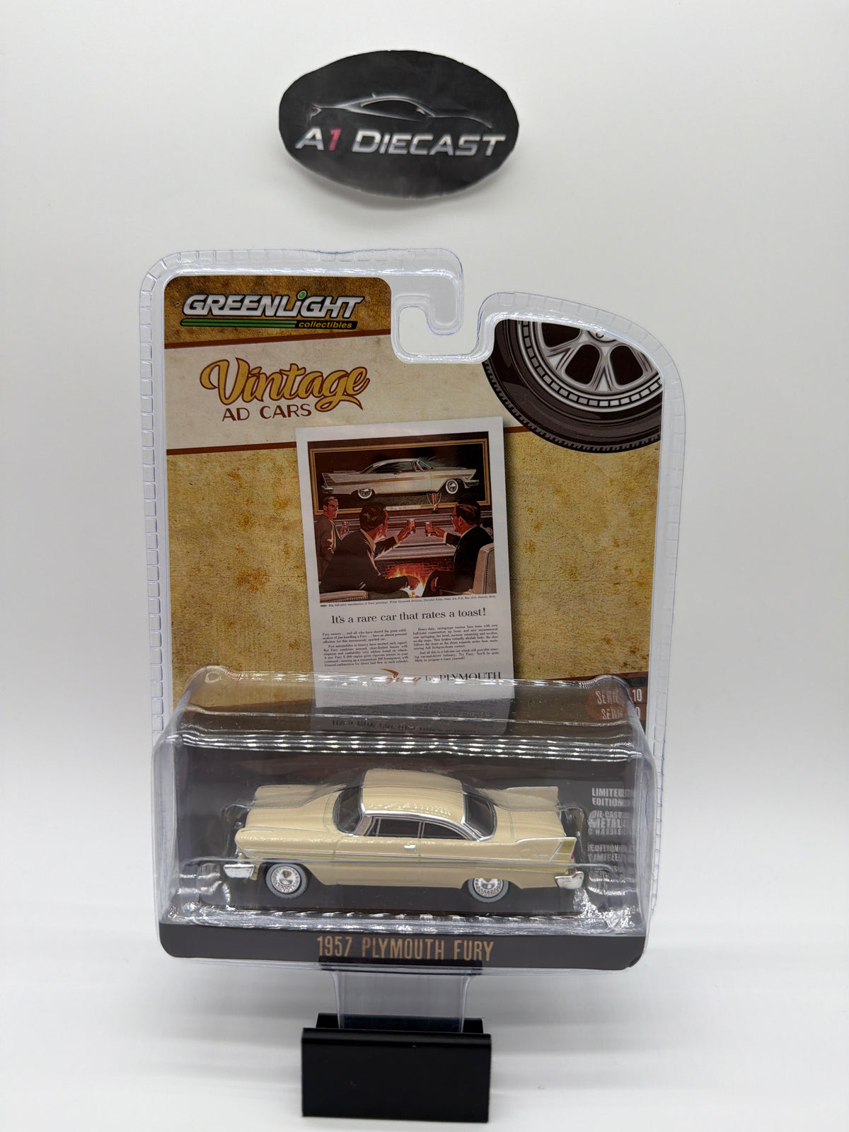 Greenlight Vintage Ad Cars 1957 Plymouth Fury