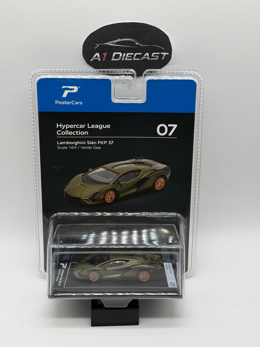 PosterCars Hypercar League Collection Lamborghini Sián FKP 37