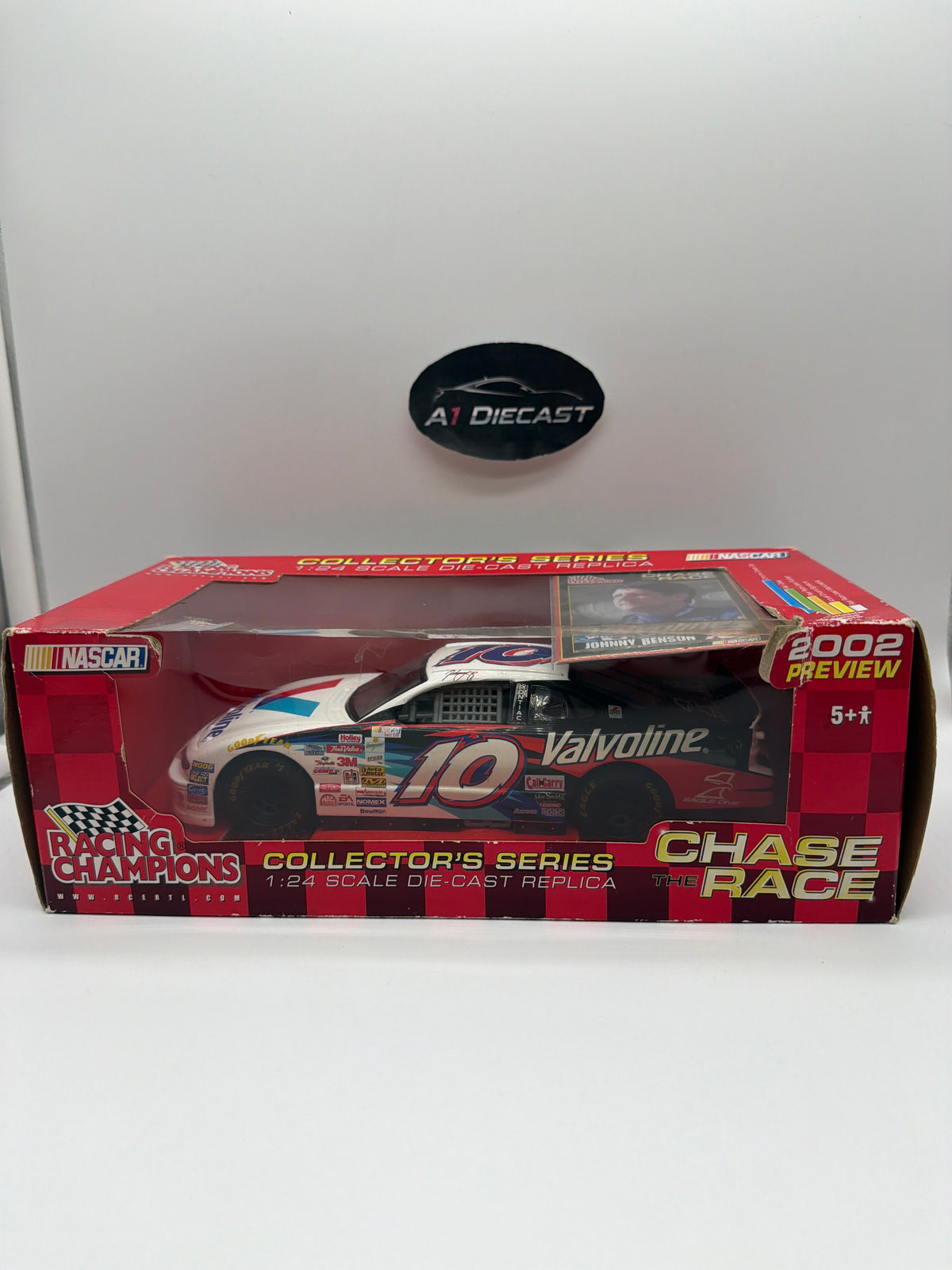 Racing Champions #10 Johnny Benson Valvoline Chase The Race