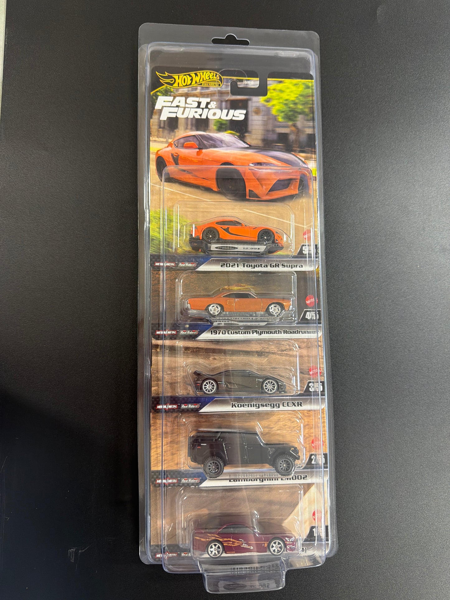 Hot Wheels Premium Set of 5 Protector