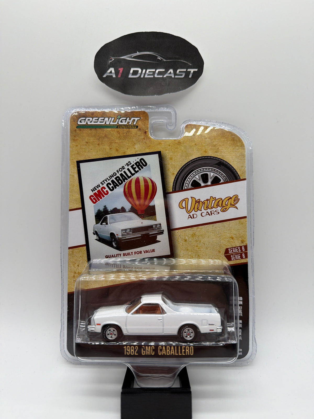 Greenlight Vintage Ad Cars 1982 GMC Caballero