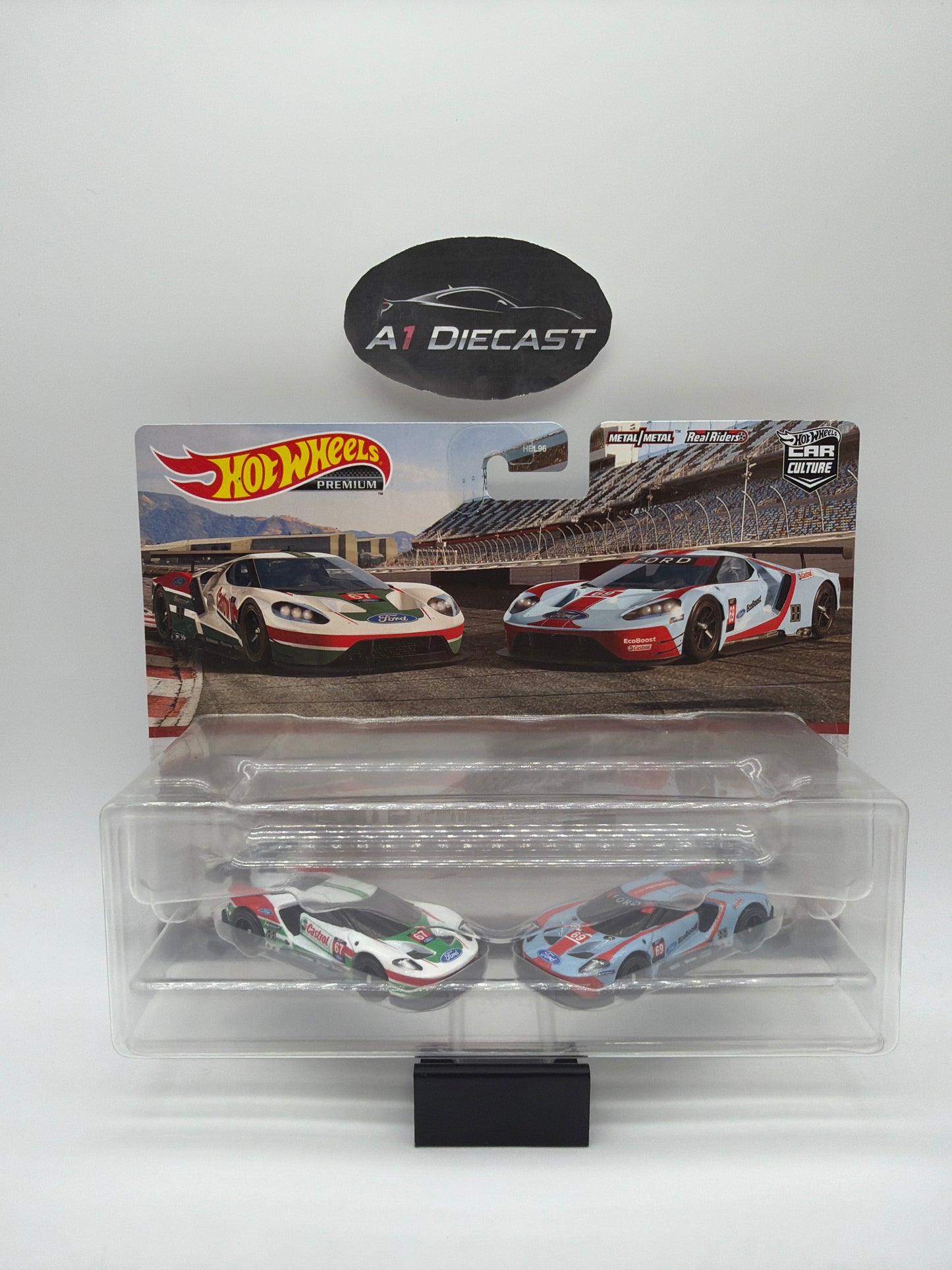 Hot Wheels Premium Car Culture ‘16 Ford GT Race &  ‘16 Ford GT Race