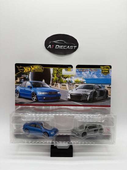 Hot Wheels Premium Car Culture Audi S4 Quattro & Audi R8 LMS