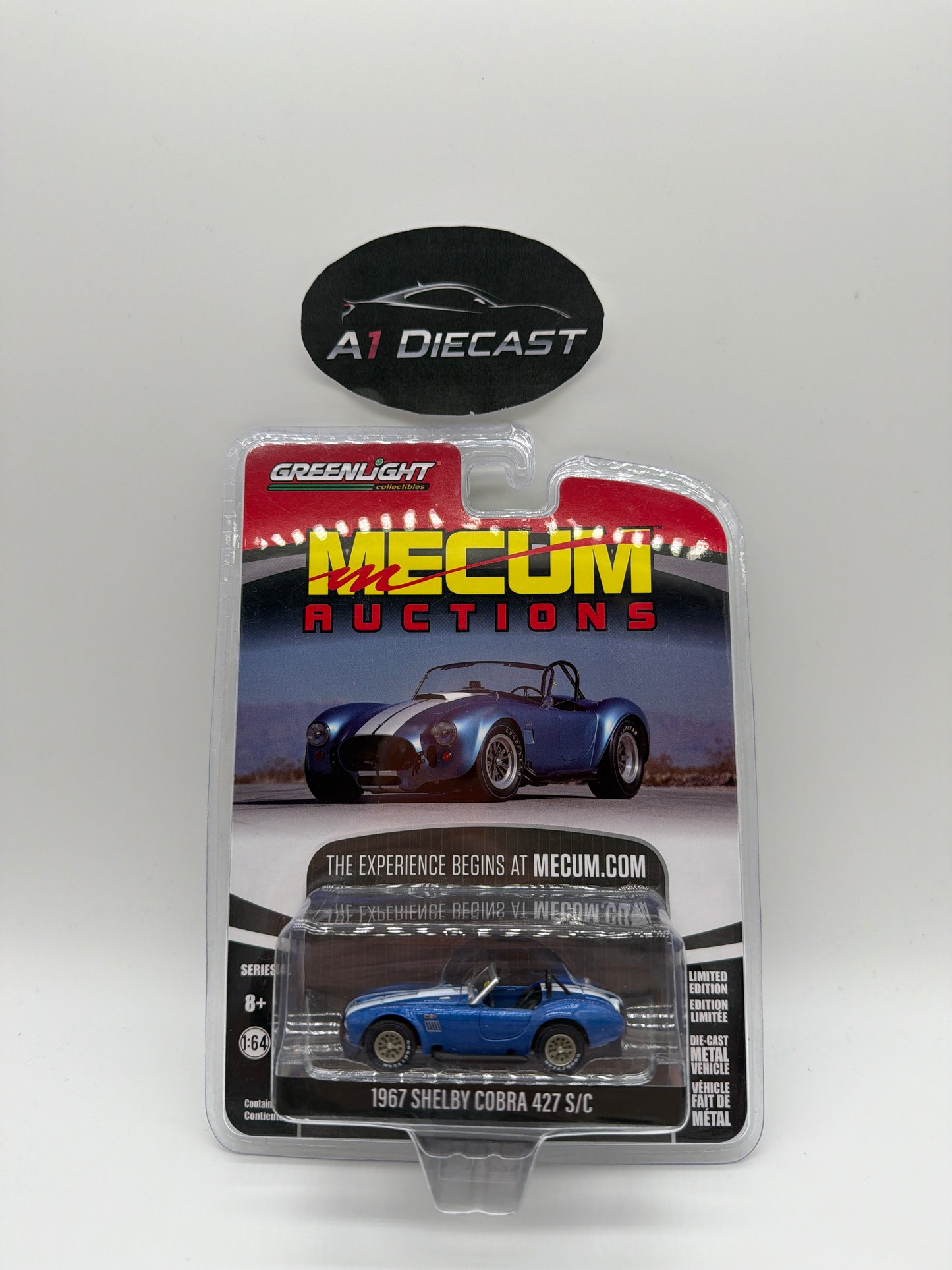 Greenlight Mercum Auction 1967 Shelby Cobra 527 S/C