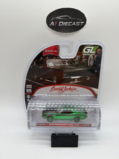 Greenlight Barrett-Jackson 1970 Plymouth ‘Cuda AAR Chase