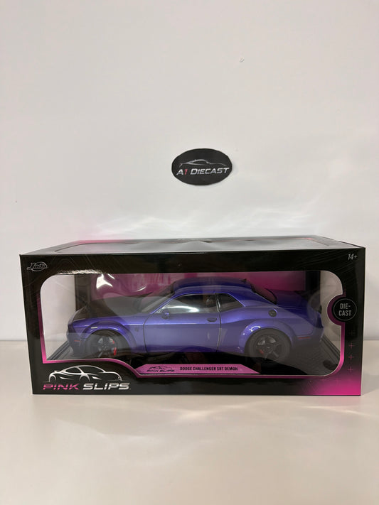 Jada Pink Slips Dodge Challenger SRT Demon