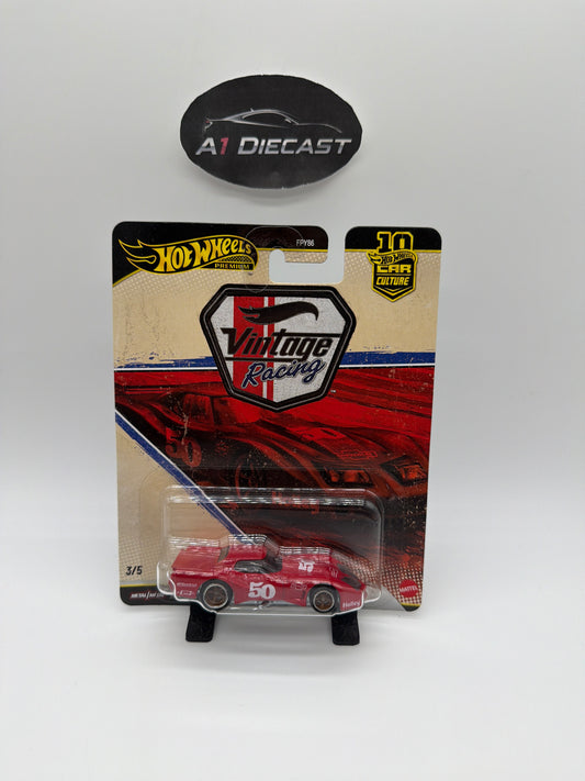 Hot Wheels Premium Vintage Racing ‘76 Greenwood Corvette