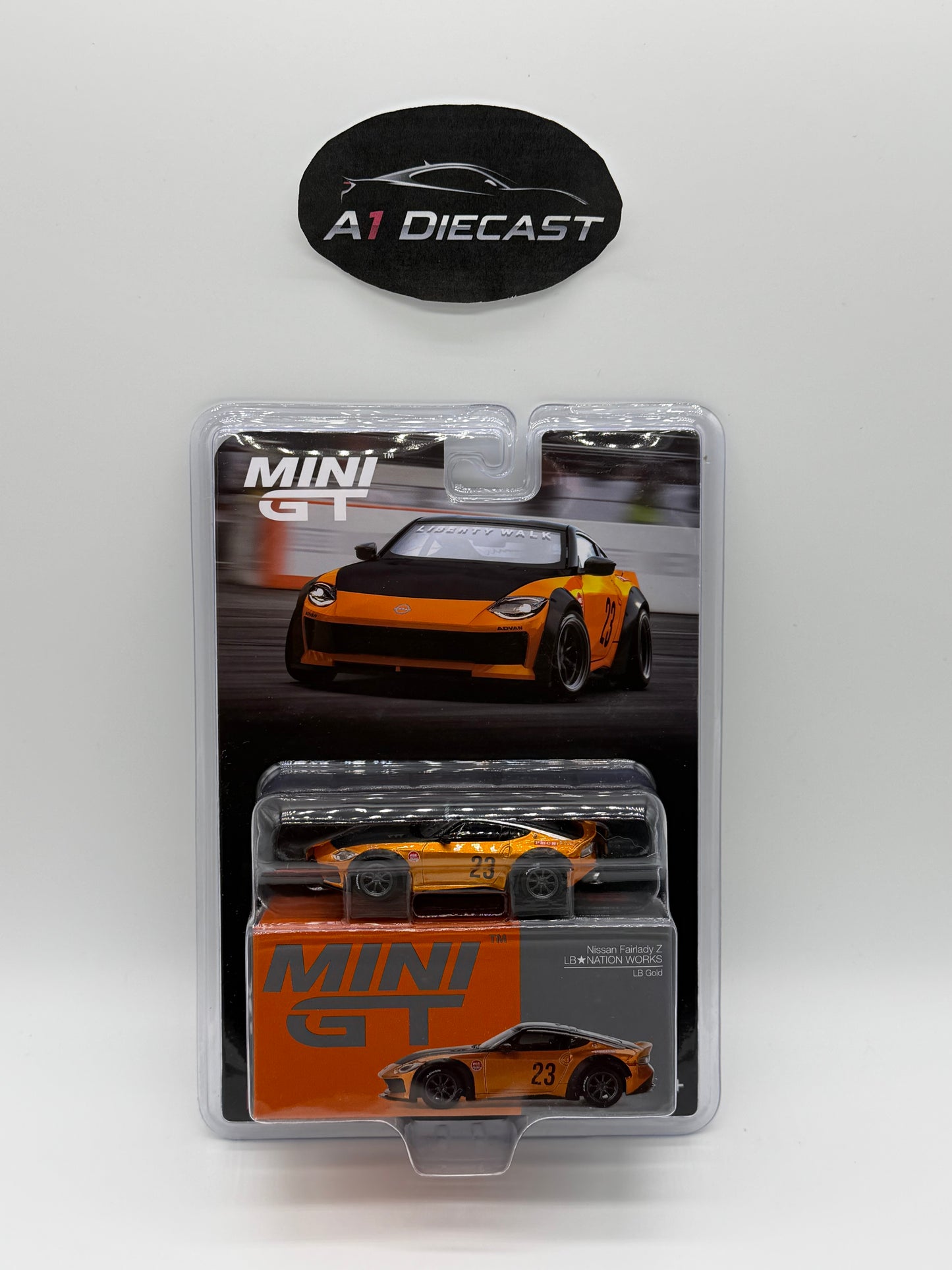 Mini GT Nissan Fairlady Z LB Nation Works   MGT00782-BL
