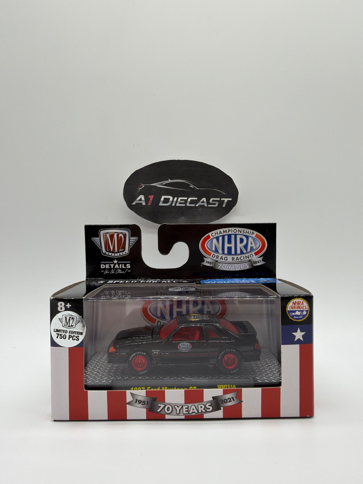 M2 Machines 1987 Ford Mustang GT Chase