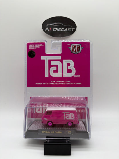 M2 Machines Tab 1970 Dodge A100 Panel Van Chase