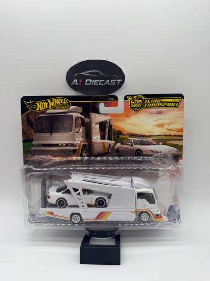 Hot Wheels Premium Car Culture Team Transport Toyota Soarer & Kousoku hauler