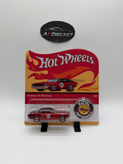 Hot Wheels Classic 50th anniversary Set with Button