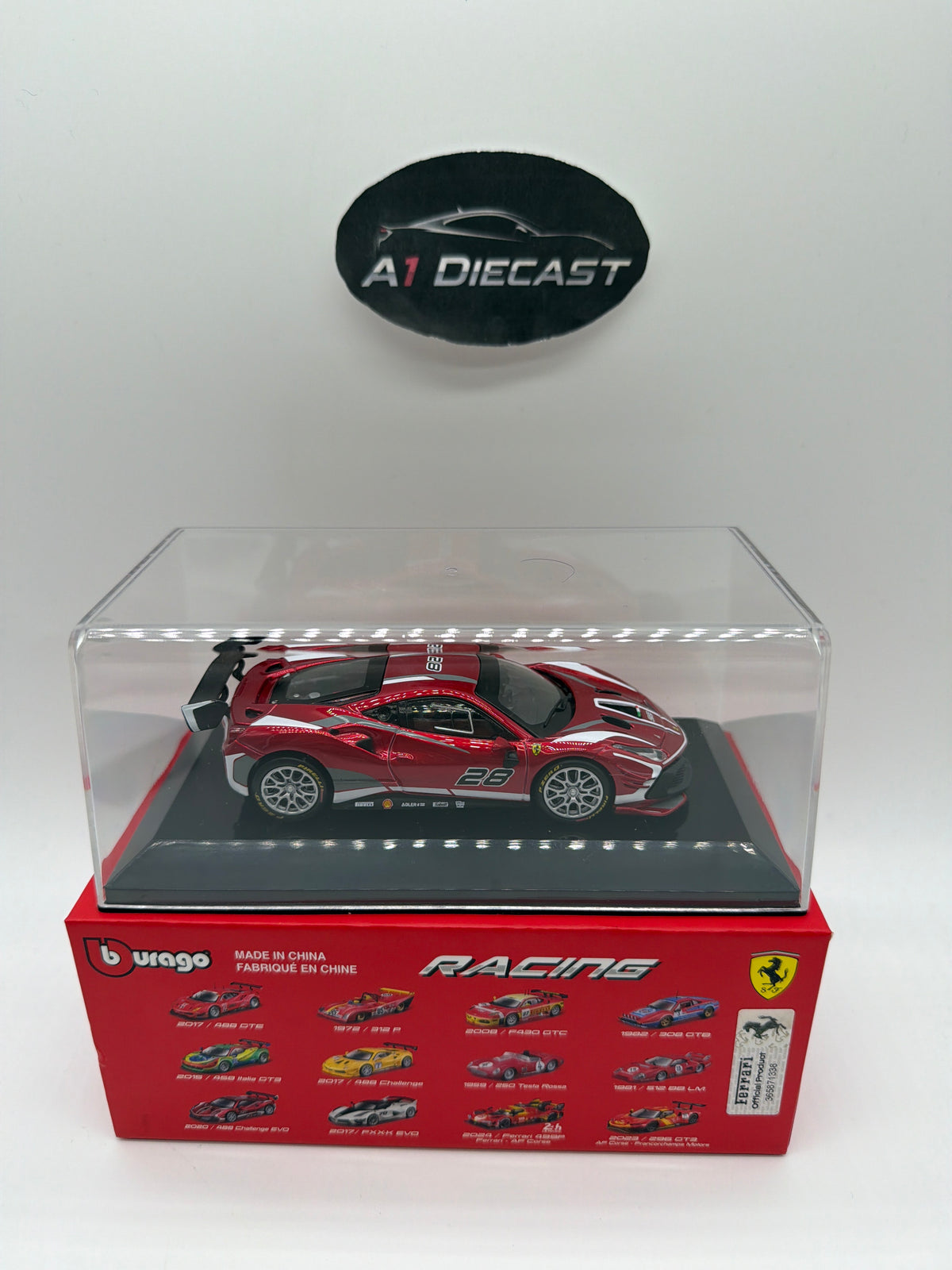 Bburago Racing Ferrari 488 Challenger EVO 2020