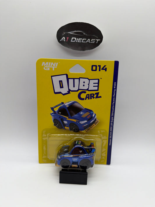 Mini GT Qube Carz Nissan Silvia (S15) LB-Super Silhouette Fausto Racing #555