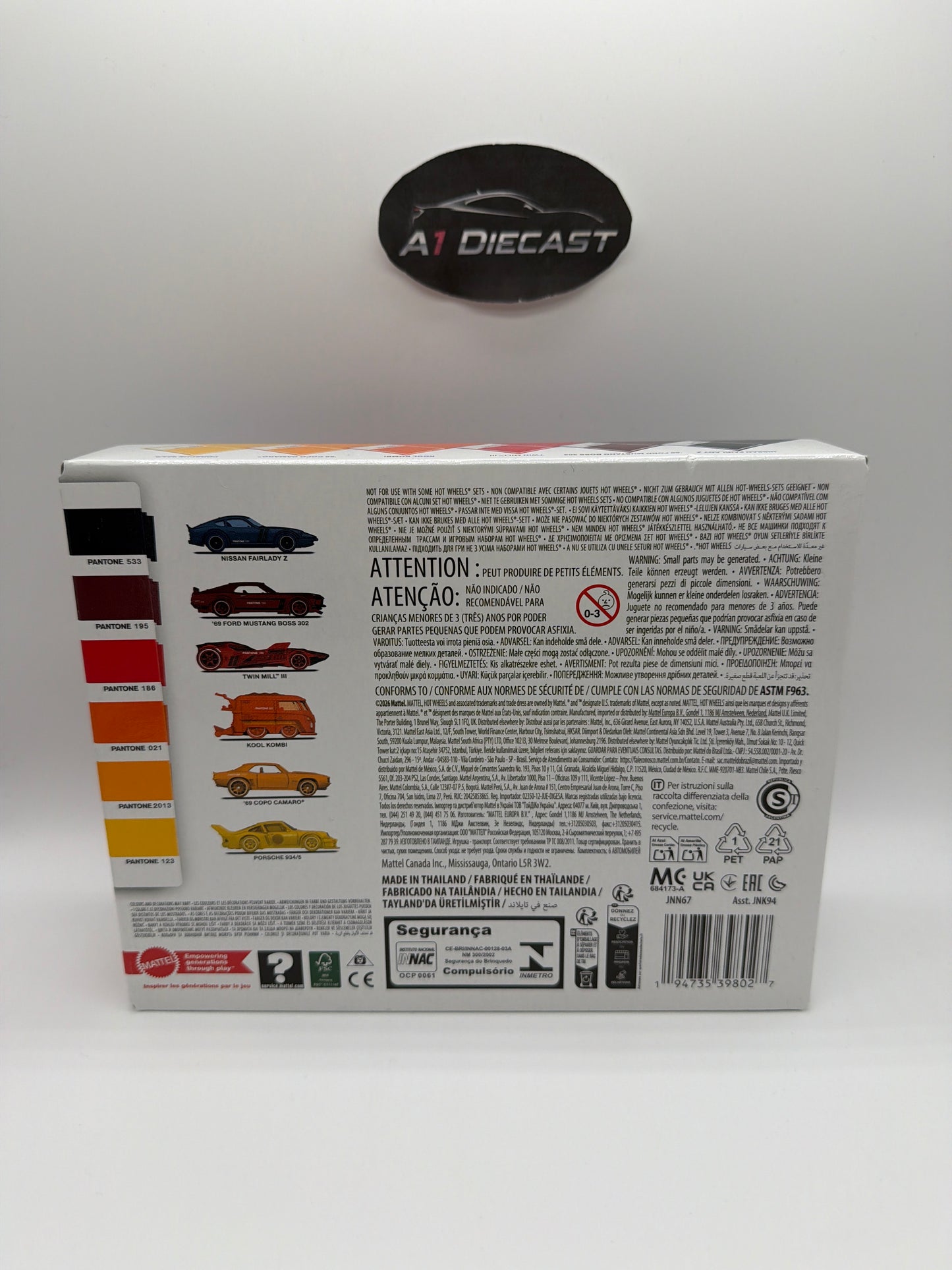 Hot Wheels Silver Series Pantone box Set