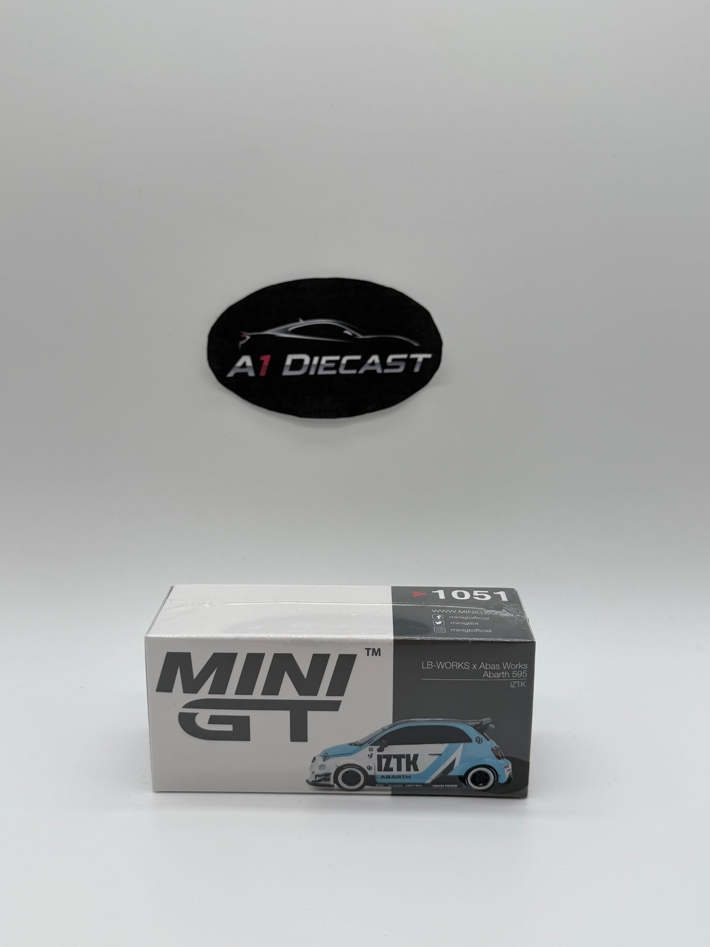 Mini GT LB-Works x Abas Works Abarth 595