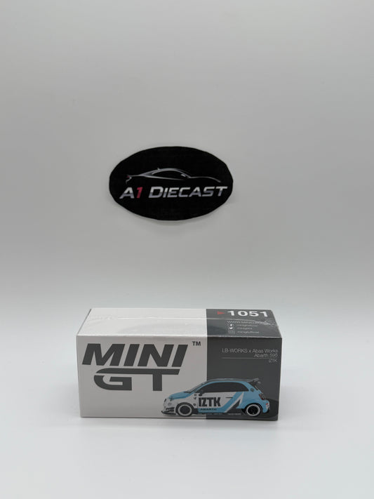 Mini GT LB-Works x Abas Works Abarth 595