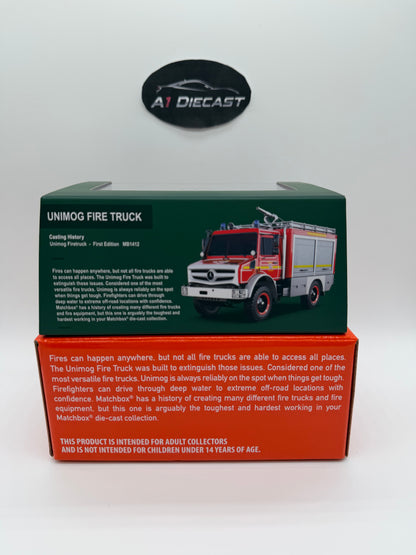 Matchbox Unimog Fire Truck