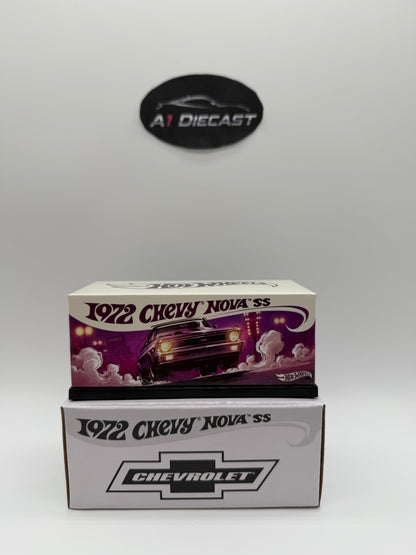 Hot Wheels Red Line Club Real Riders 1972 Chevy Nova SS