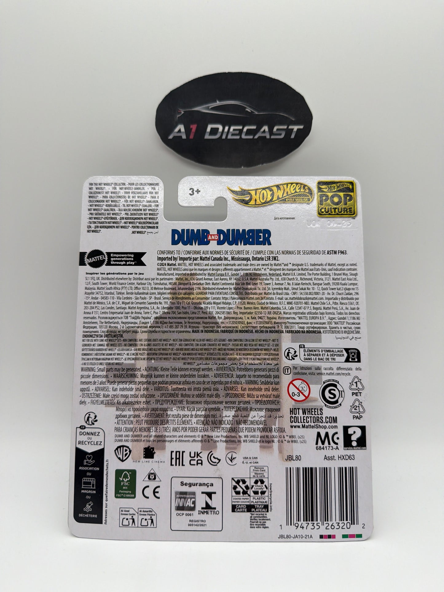 Hot Wheels Premium Pop Culture Dumb and dumber Mutt Cutts Van