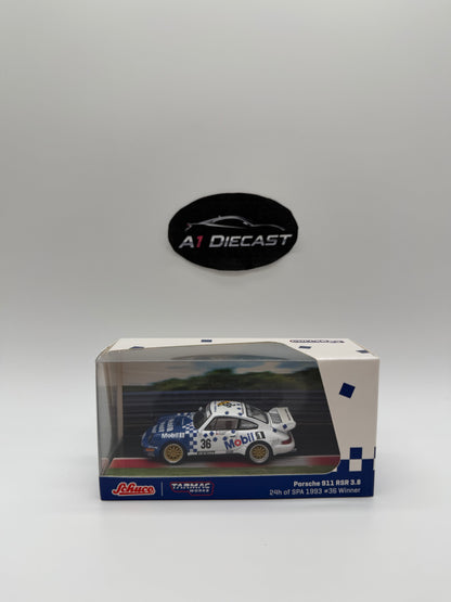Tarmac Works - Schuco Porsche 911 RSR 3.8 24h of SPA 1993#36 Winner