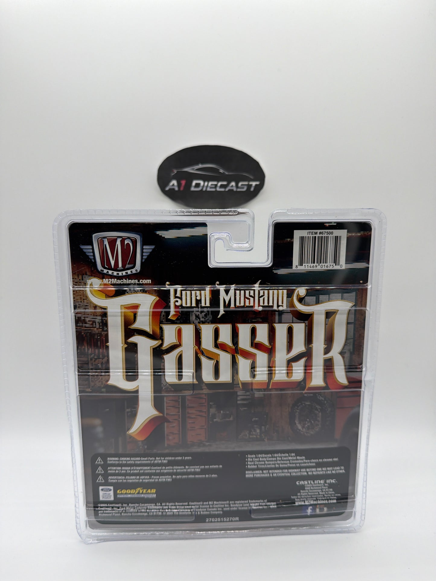 M2 Machines Diorama 1966 Ford Mustang Gasser