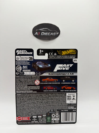 Hot Wheels Premium Fast & Furious Koenigsegg CCXR