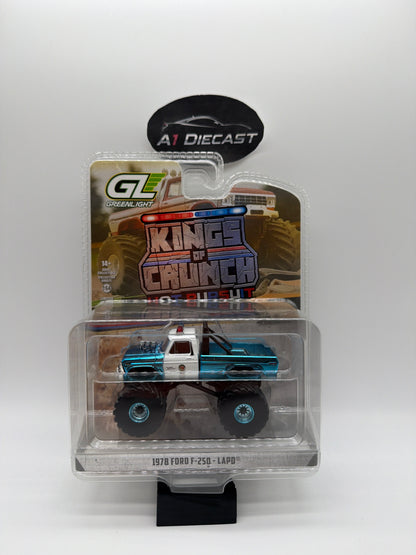 Greenlight Kings of Crunch Hot Pursuit 1978 Ford F-250 - LAPD Chase