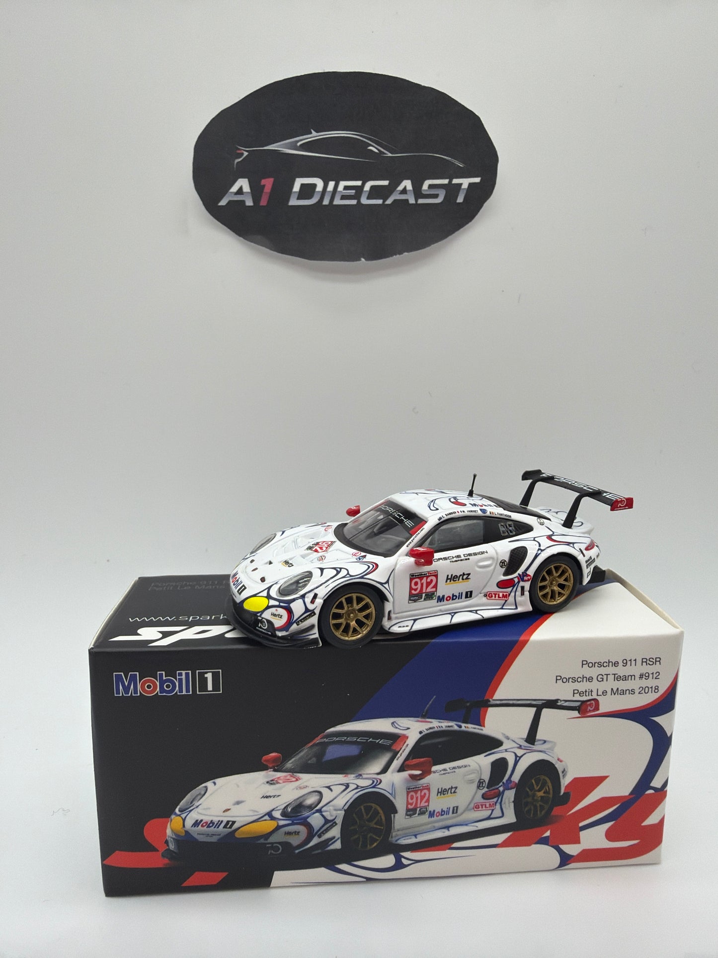 Sparky Porsche 911 RSR Porsche GT Team #911 & #912 Set - Petit Le Mans 2018