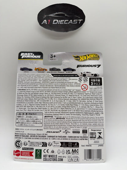 Hot Wheels Premium Fast & Furious Mercedes-Benz SLS AMG coupé Black Series / Série