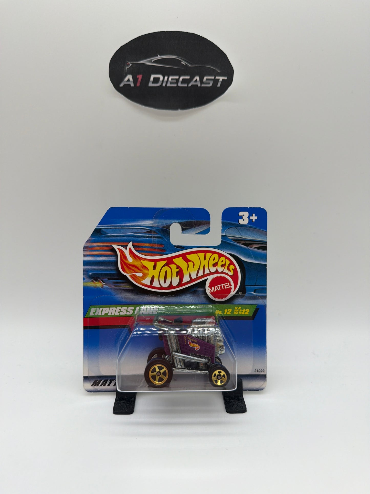 Hot Wheels Express Lane Treasure Hunt Short Card