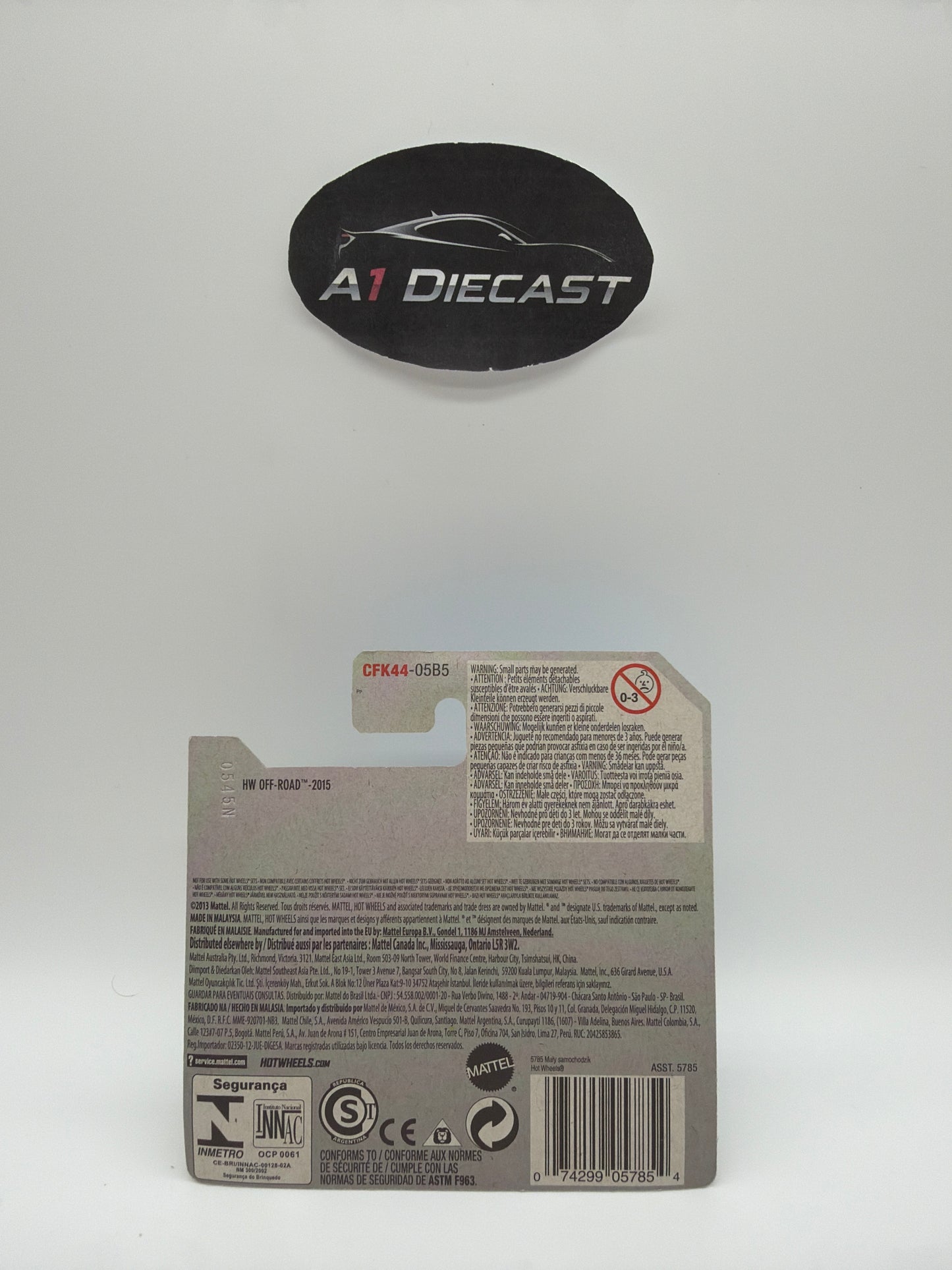 Hot Wheels Enforcer Treasure Hunt Short Card