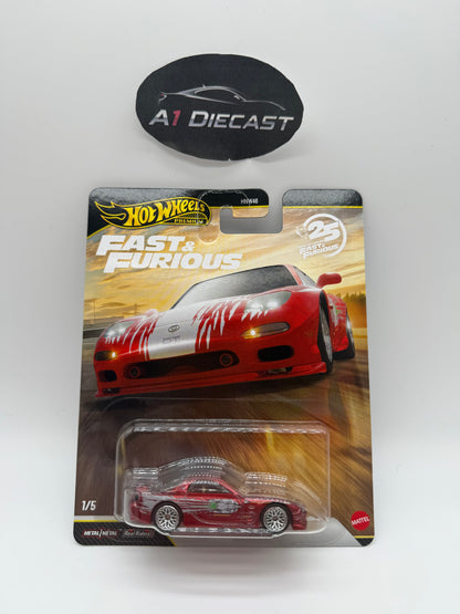 Hot Wheels Premium Fast & Furious 1995 Mazda RX-7 Chase