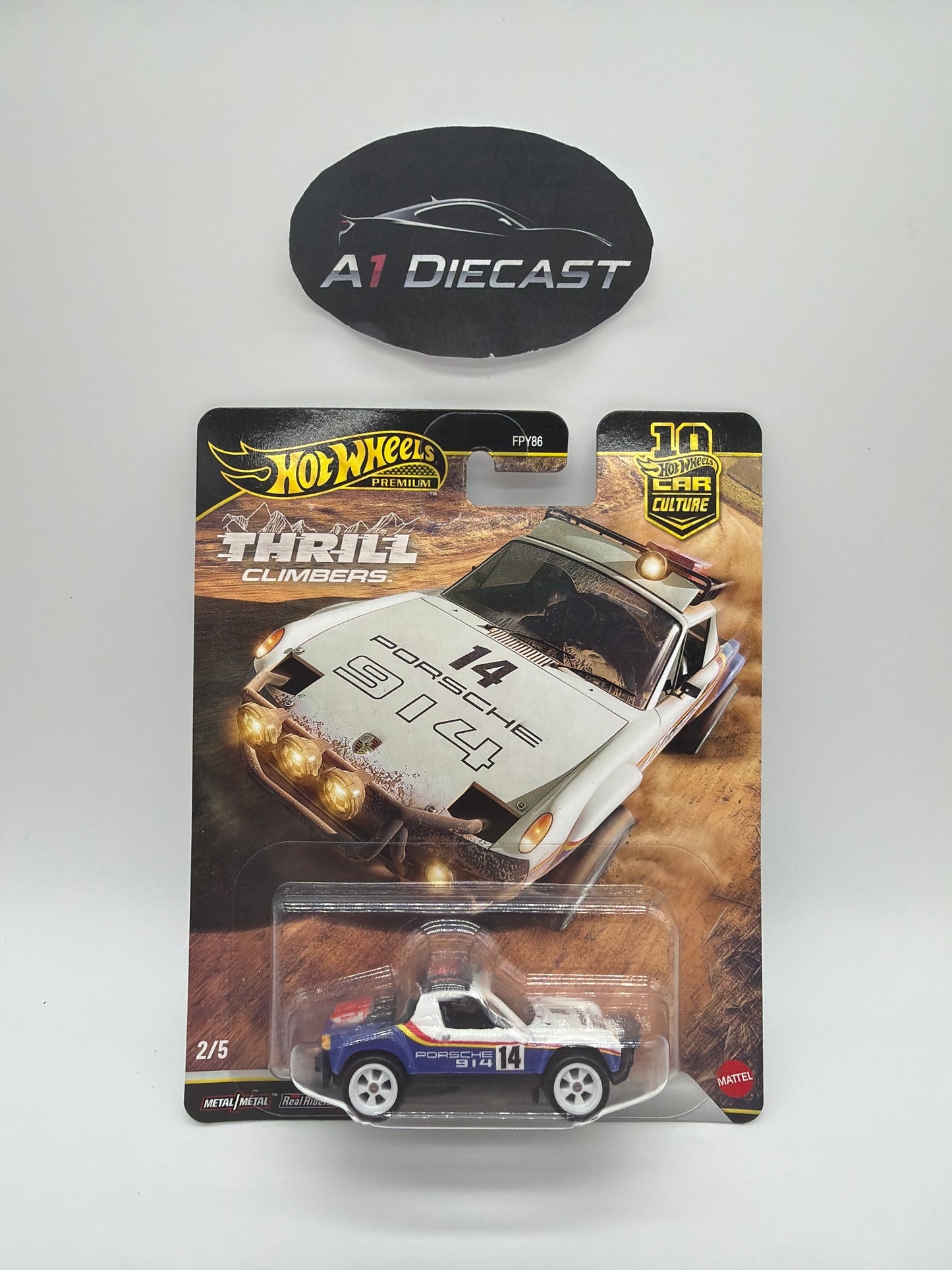 Hot Wheels Premium  10 year Car Culture Porsche 914 Safari
