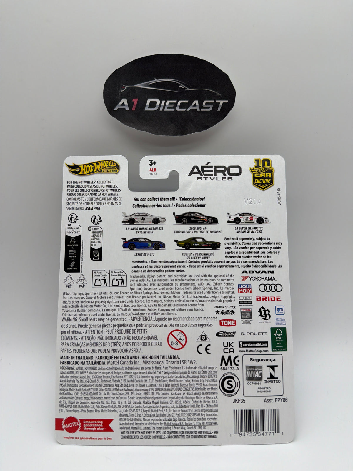 Hot Wheels Premium Car Culture Aéro Styles Lexus RC F GT3