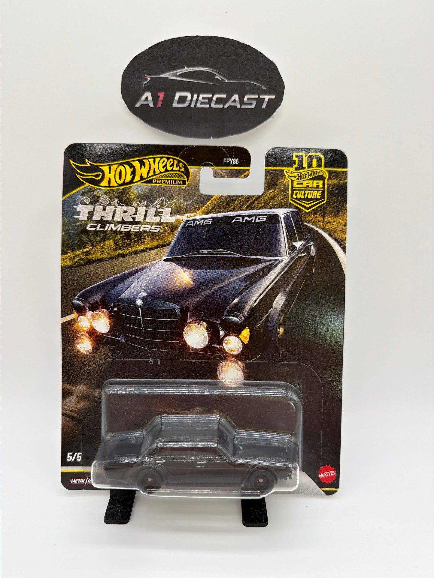 Hot Wheels Premium Car Culture Thrill Climbers Mercedes-Benz 300 SEL 6.8 AMG