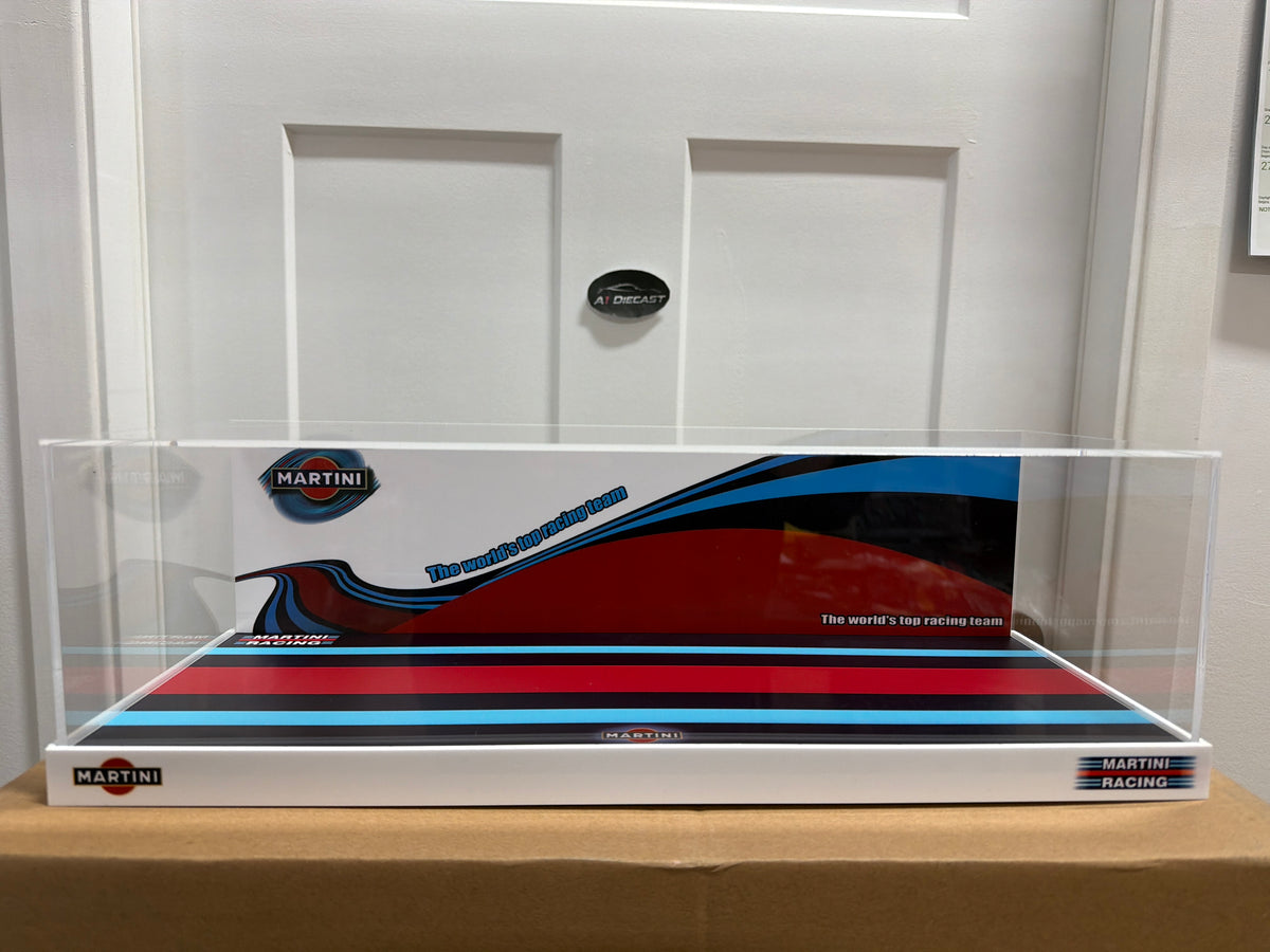 Martini Racing Plexiglass Display case