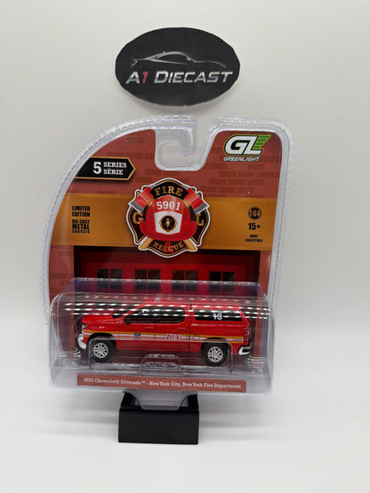 Greenlight Fire & Rescue 5901 Series 5 2023 Chevrolet Silverado New York City, New York Fire Department