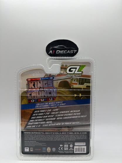 Greenlight Kings of Crunch Hot Pursuit 1978 Ford F-250 - LAPD Chase