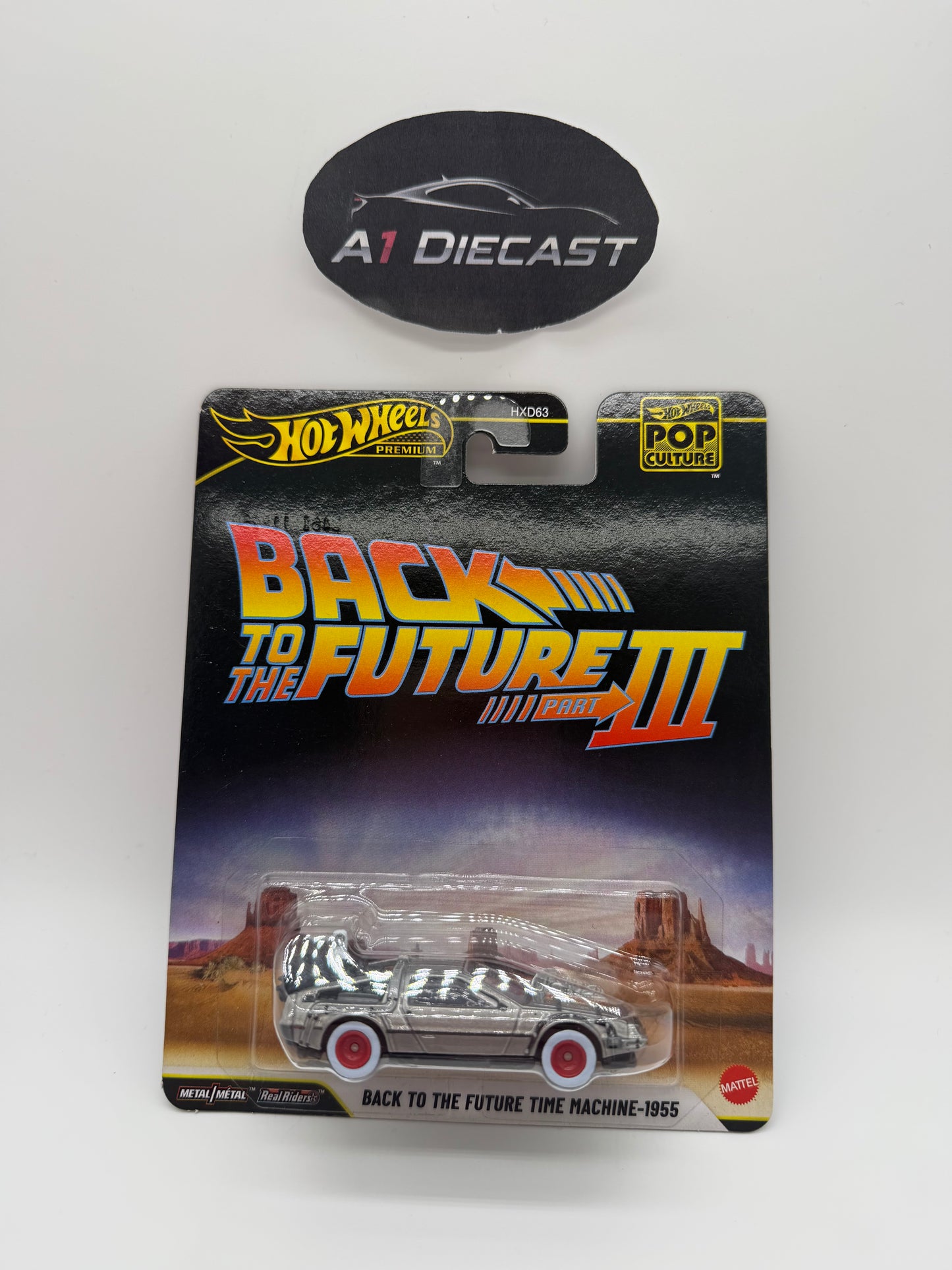 Hot Wheels Premium Pop Culture Back To The Future Time Machine 1955