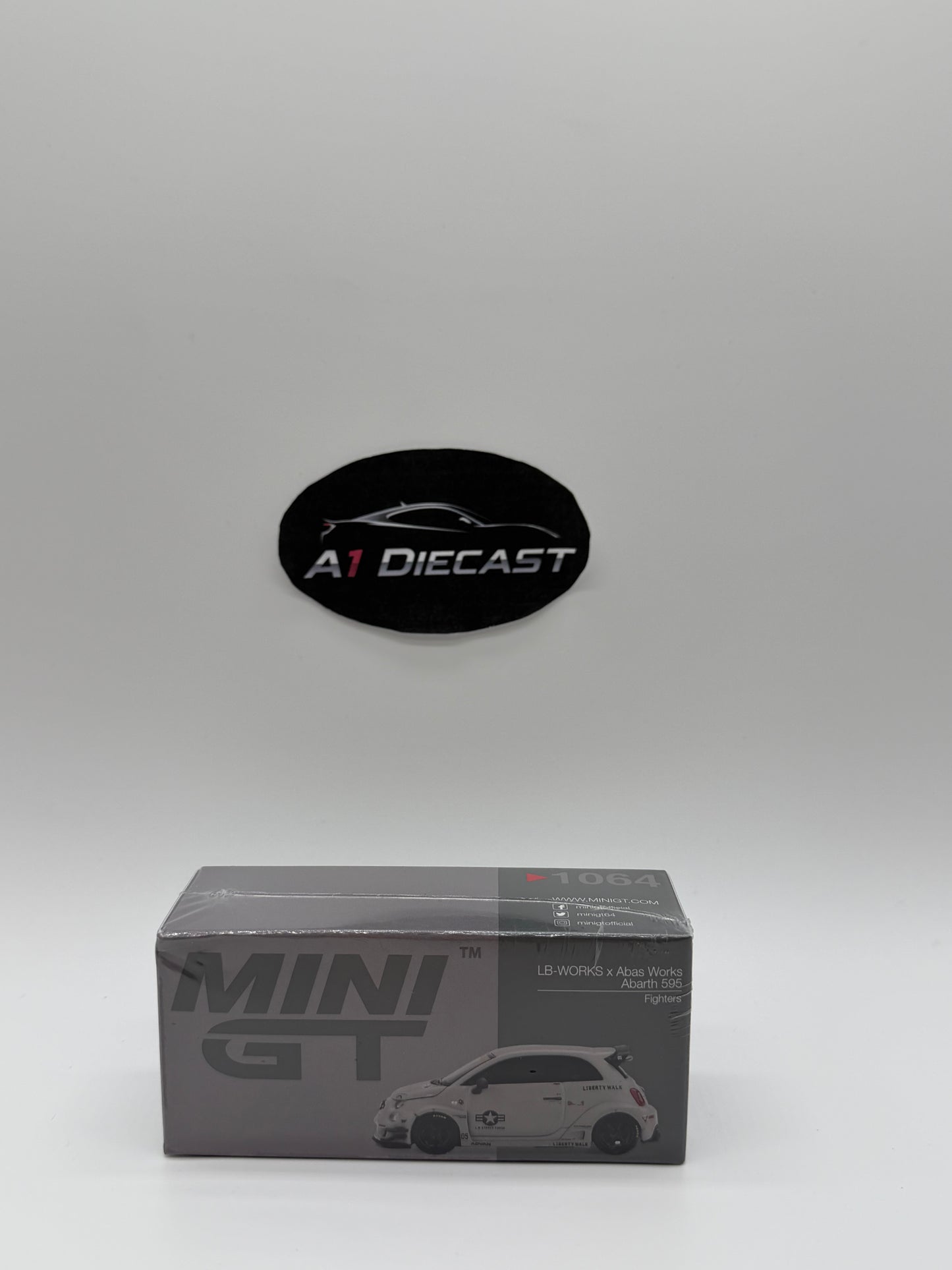 Mini GT LB-Works x Abas Works Abarth 595