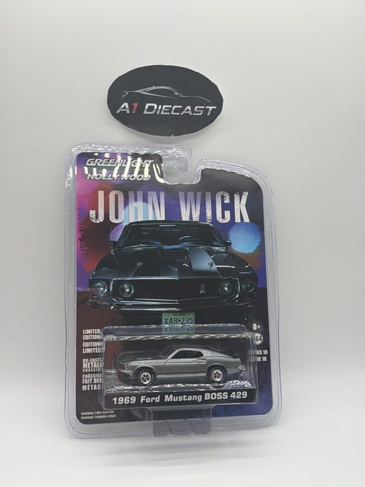 Greenlight Hollywood John Wick 1969 Ford Mustang BOSS 429