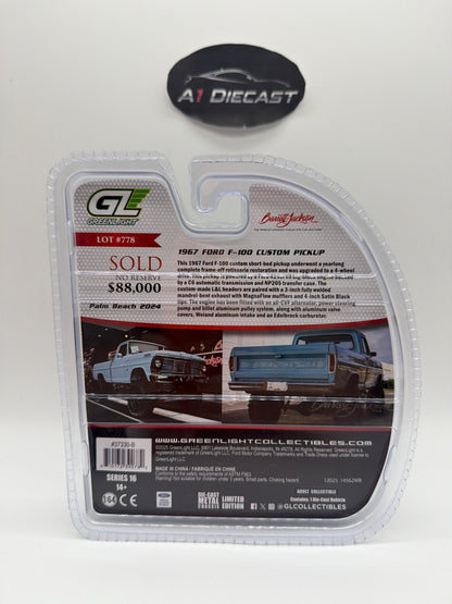 Greenlight Barrett-Jackson 1967 Ford F-100 Custom Pickup