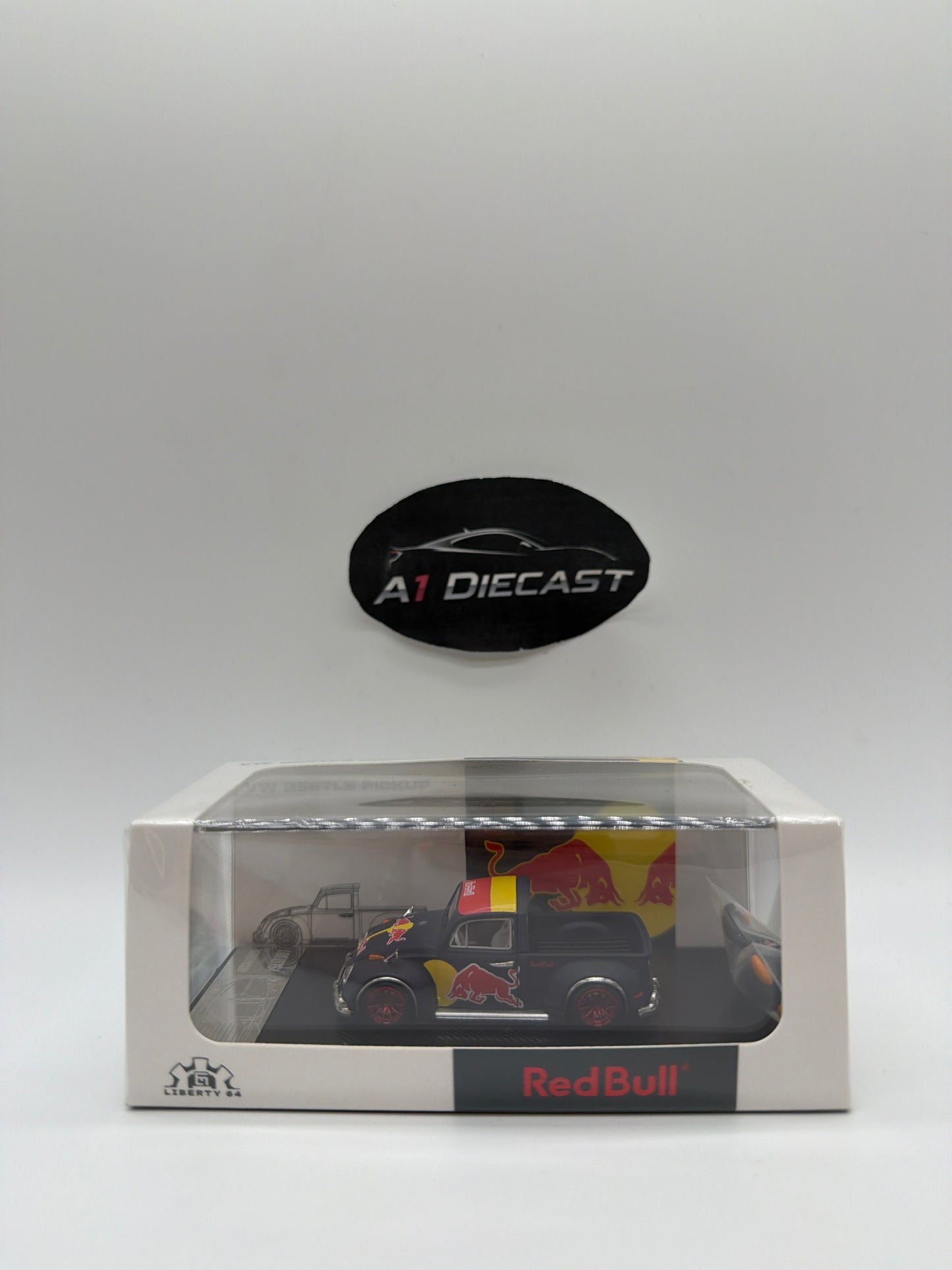 Liberty 64 VW Beetle Pickup Redbull with figurine