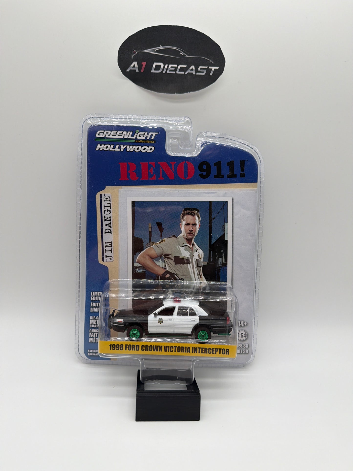 Greenlight Hollywood Reno 911! 1998 Ford Crown Victoria Interceptor Chase